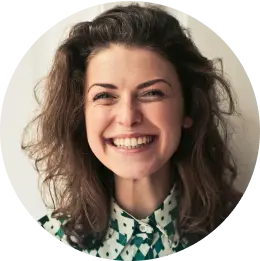 Portrait of a smiling language learner used for an online tutoring testimonial