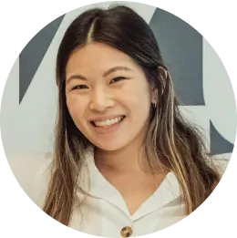 Portrait of a smiling language learner used for an online tutoring testimonial