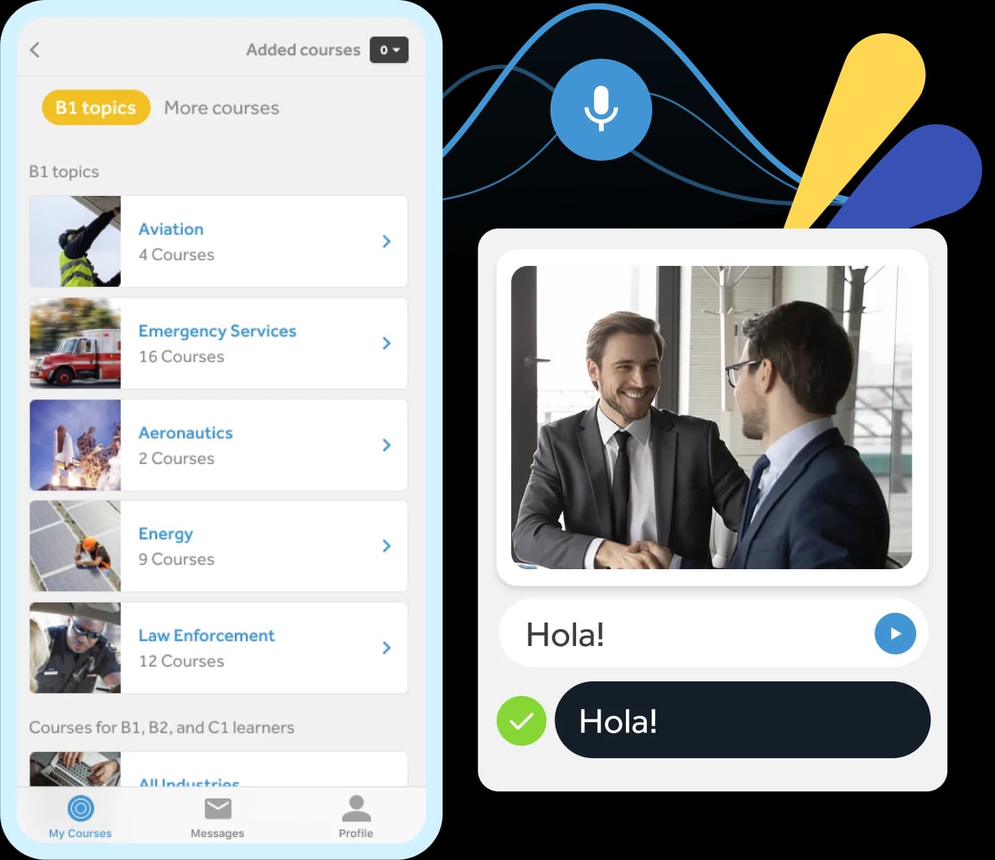 An image of the Rosetta Stone for Enterprise app.