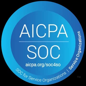 AICPA SOC Service Organizations Logo for SOC 2 compliance
